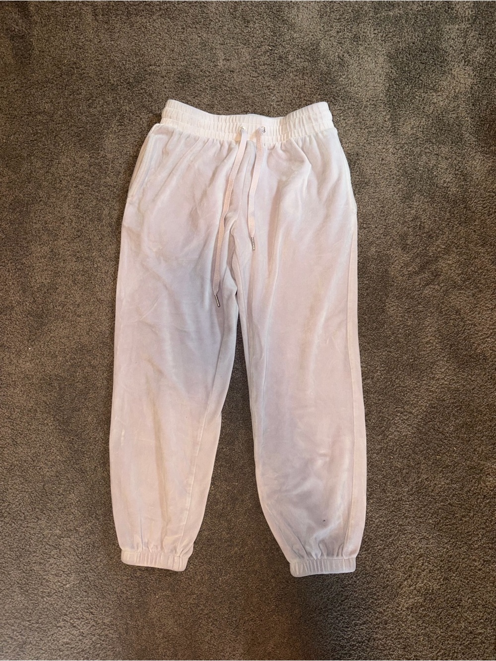 Women lilac Velour sweatpants